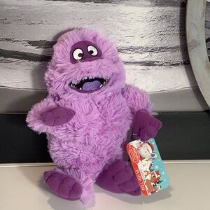 BUMBLE NWT Abominable Snowman Rudolf The Red Nosed Reindeer Purple Plush 13” Toy